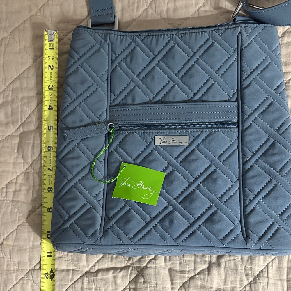 Vera Bradley Blue Quilted Crossbody Bag - Picture 5 of 6